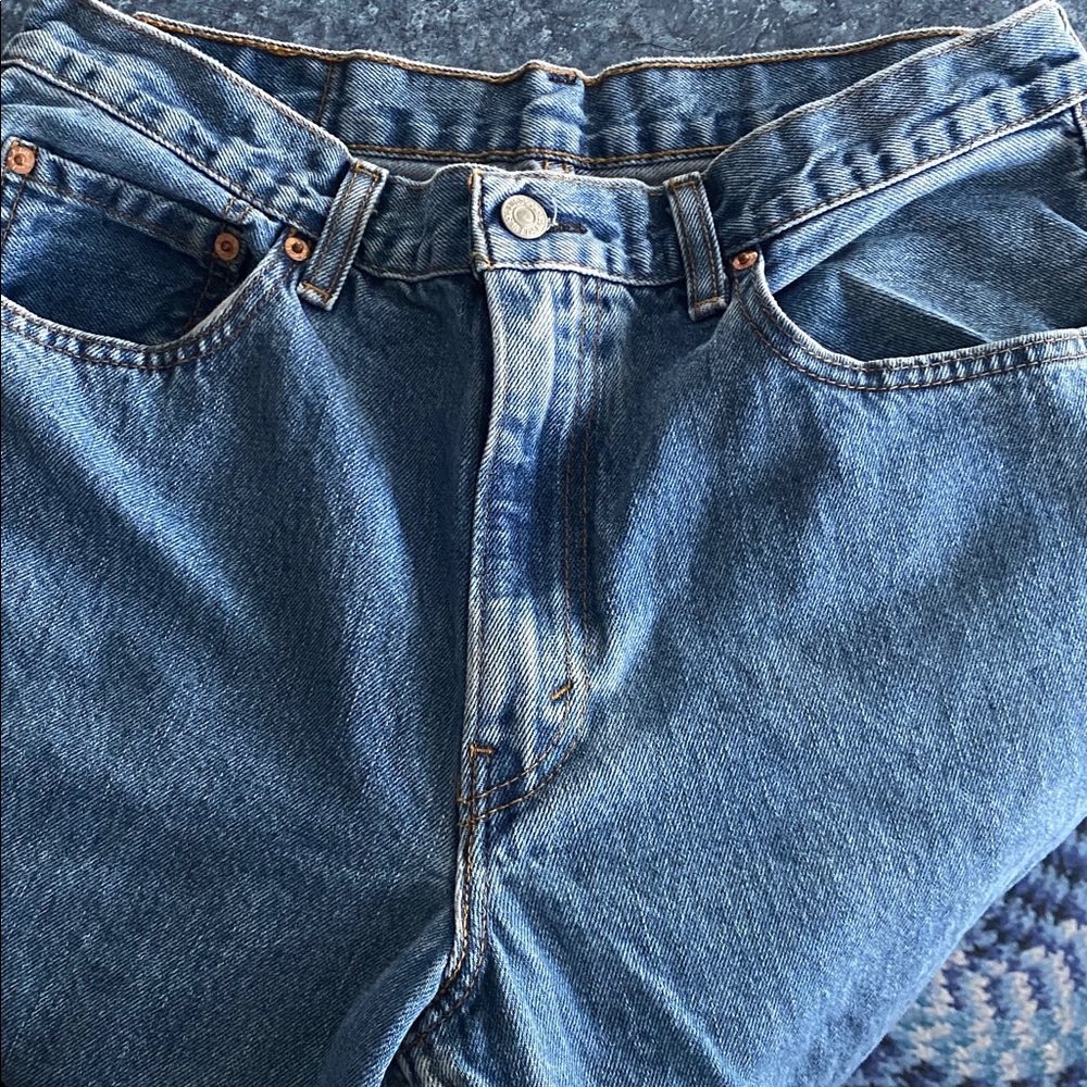 Levi's 550 Relaxed Fit Jeans - Light Blue Denim - Picture 3 of 3